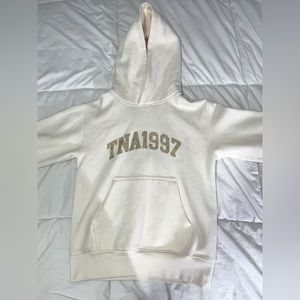 Cream TNA Logo Pullover Hoodie